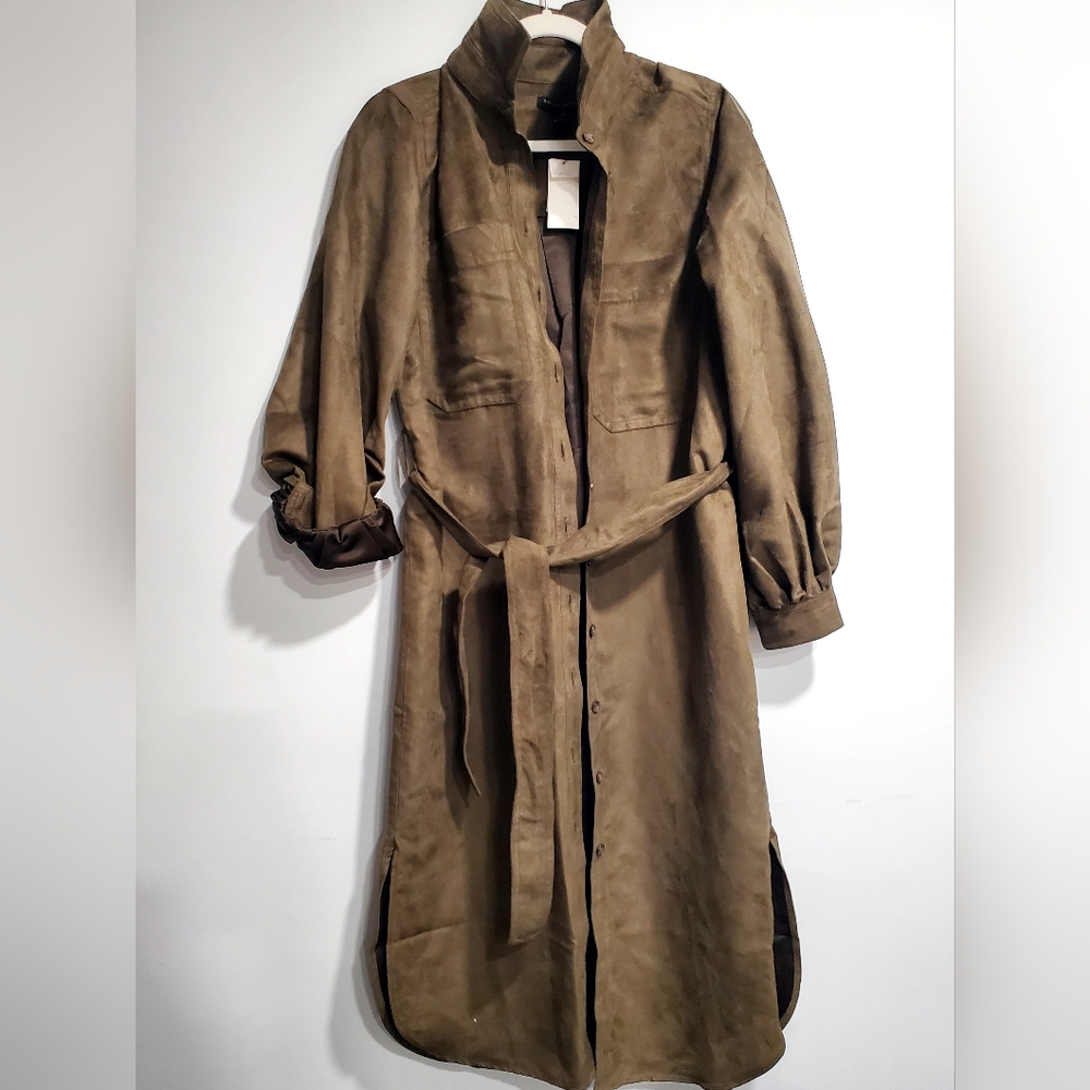Banana Republic Vegan Suede Dress Size: Medium